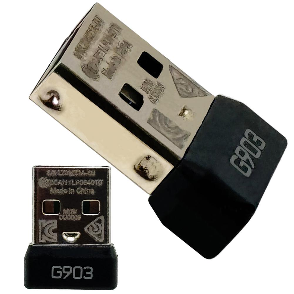 2.4Ghz USB Receiver For Logitech G903 Mouse Plug And Play Wireless USB Dongle Adapter Portable Gaming Mouse Receivers Adapters