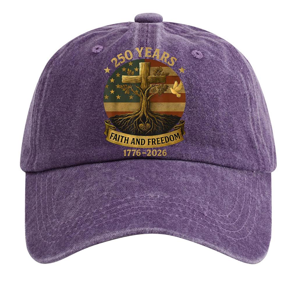 American Anniversary Commemorative Hat Printed Baseball Hat