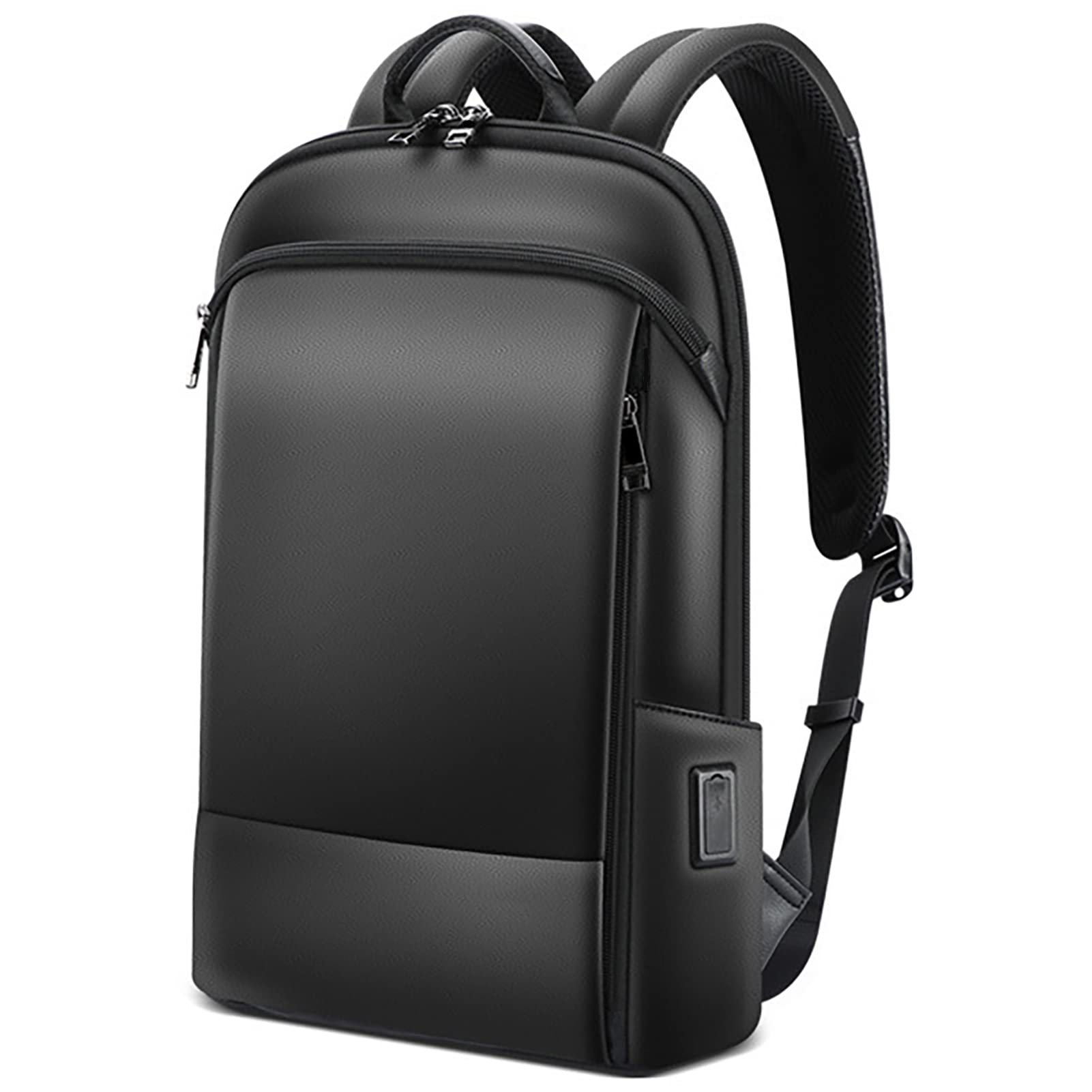 

Ariga Сверхлегкий, Тонкий Рюкзак из Натуральной Кожи с Водонепроницаемым Дизайном, Портом USB для Зарядки, Вмещает 15,6-дюймовые ПК, Многофункциональный, Легкий