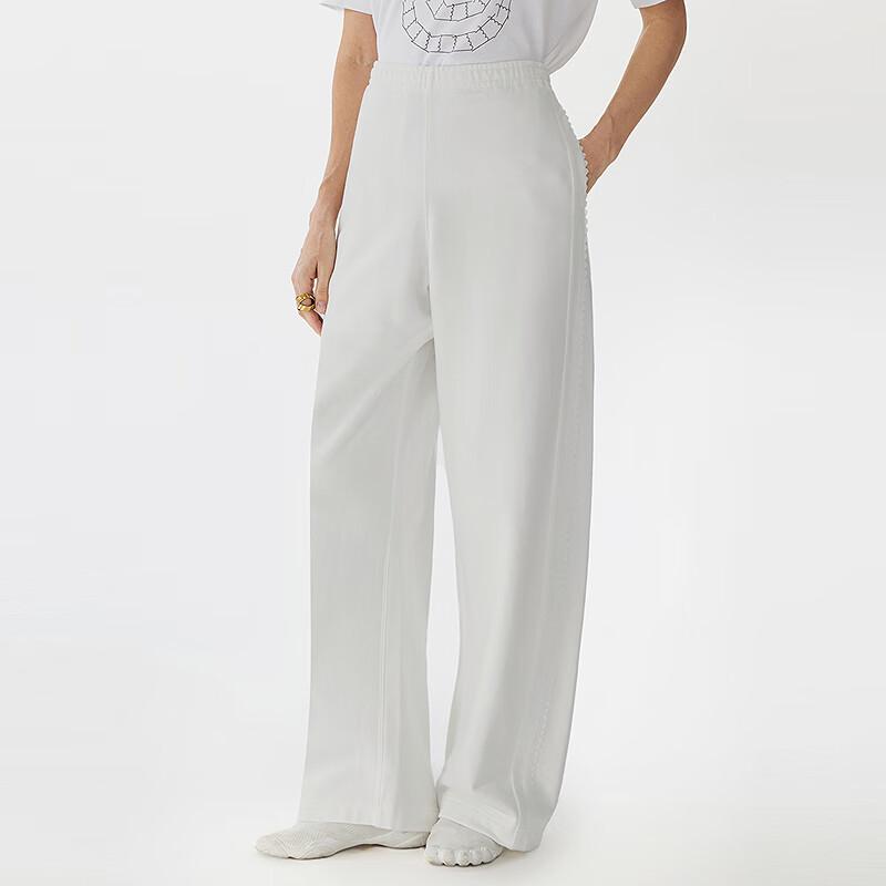 JNBY 2025 Spring Relaxed Fit Curved Leg Casual Pants