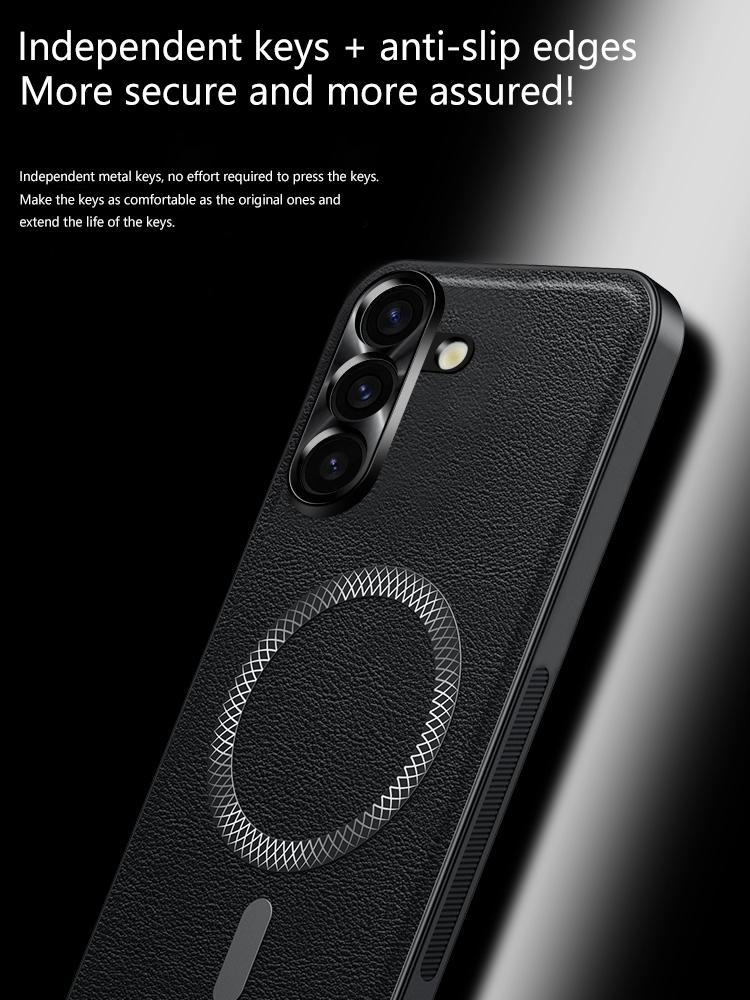 Für Samsung Galaxy S25 S24 Ultra Hülle PU + TPU Rückseite Galaxy S23 S22 Plus Handyhülle Für Samsung S24 S21 FE 5G Luxushülle