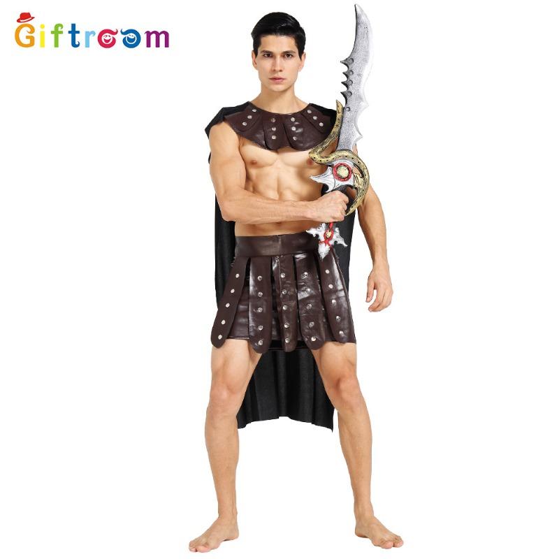 Carnival Ka Wah Clothes Ancient Stage Performance Costume Couple Sexy Sexy Breast Spartan Costume