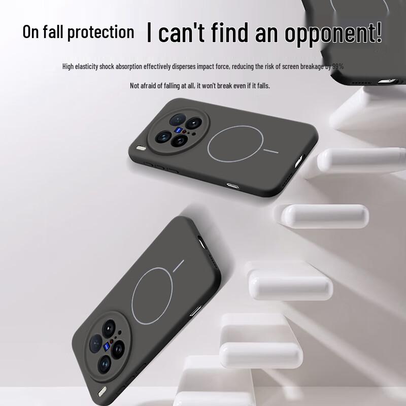 NEYAA Magnetic Liquid Silicone Phone Case for Vivo X-Series