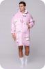 Blanket Sweatshirt Oversize Warm Thick Blanket Sweatshirt 2in1 Sheep Furry [Kb-W15]