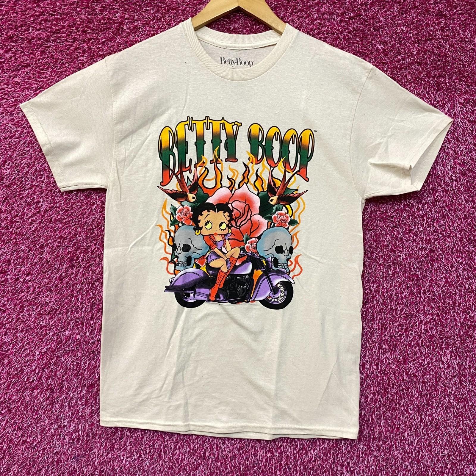 Betty Boop Motorcycle Vintage style T-Shirt Medium XXL