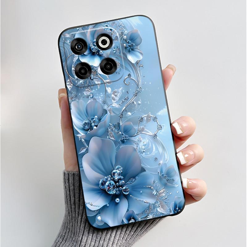 

Чохол для ZTE Blade V70 З принтом Чохол для ZTE Axon 70 М який силіконовий Чорний корпус для ZTE Nubia V70 Funda Милий Чохол з квітковим мультфільмом ZTE Axon 70