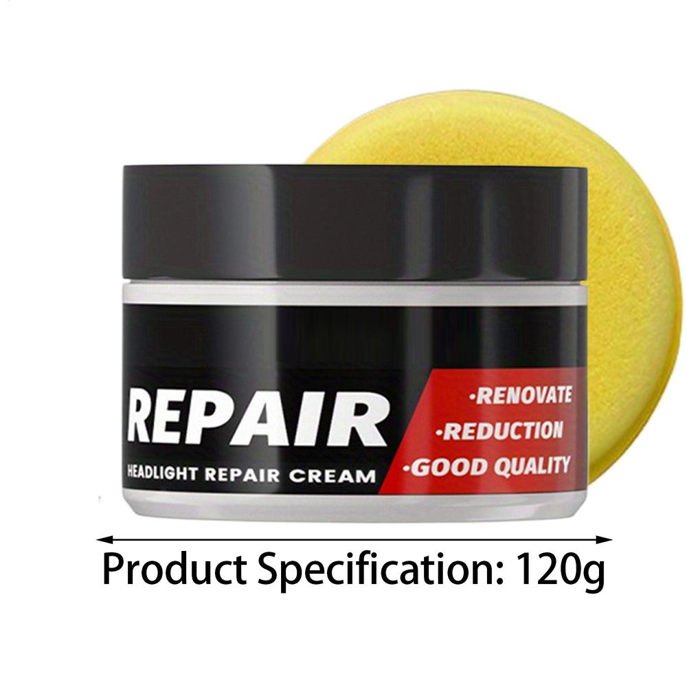 

Очиститель фар автомобиля Паста для удаления царапин автомобиля Портативный полироль для фар Воск со спонжем Безопасный очиститель фар автомобиля Автосвет