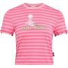 adidas Originals X Disney Gestreifter Rundhals Pullover Kurzarm T-Shirt Damen Oberteile KY8317