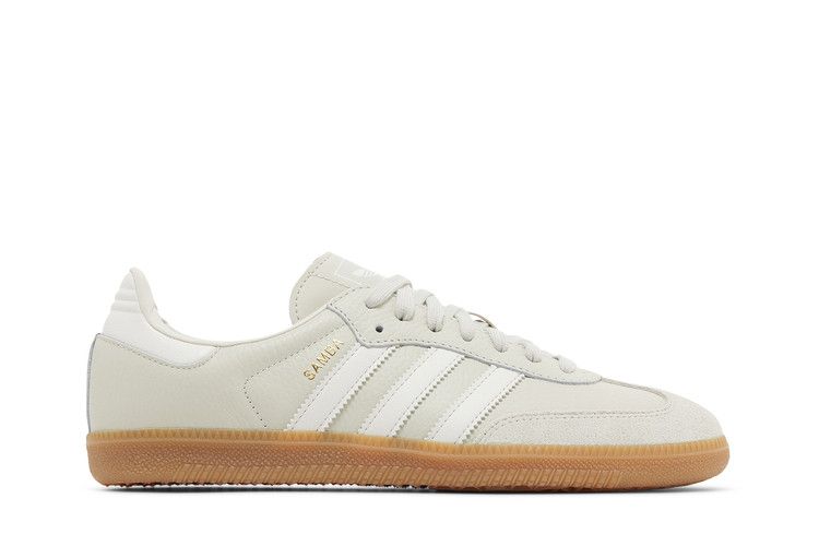 Women's Sneakers adidas Samba OG Aluminum Gum (Women's) Aluminum/Chalk White/Wonder Beige