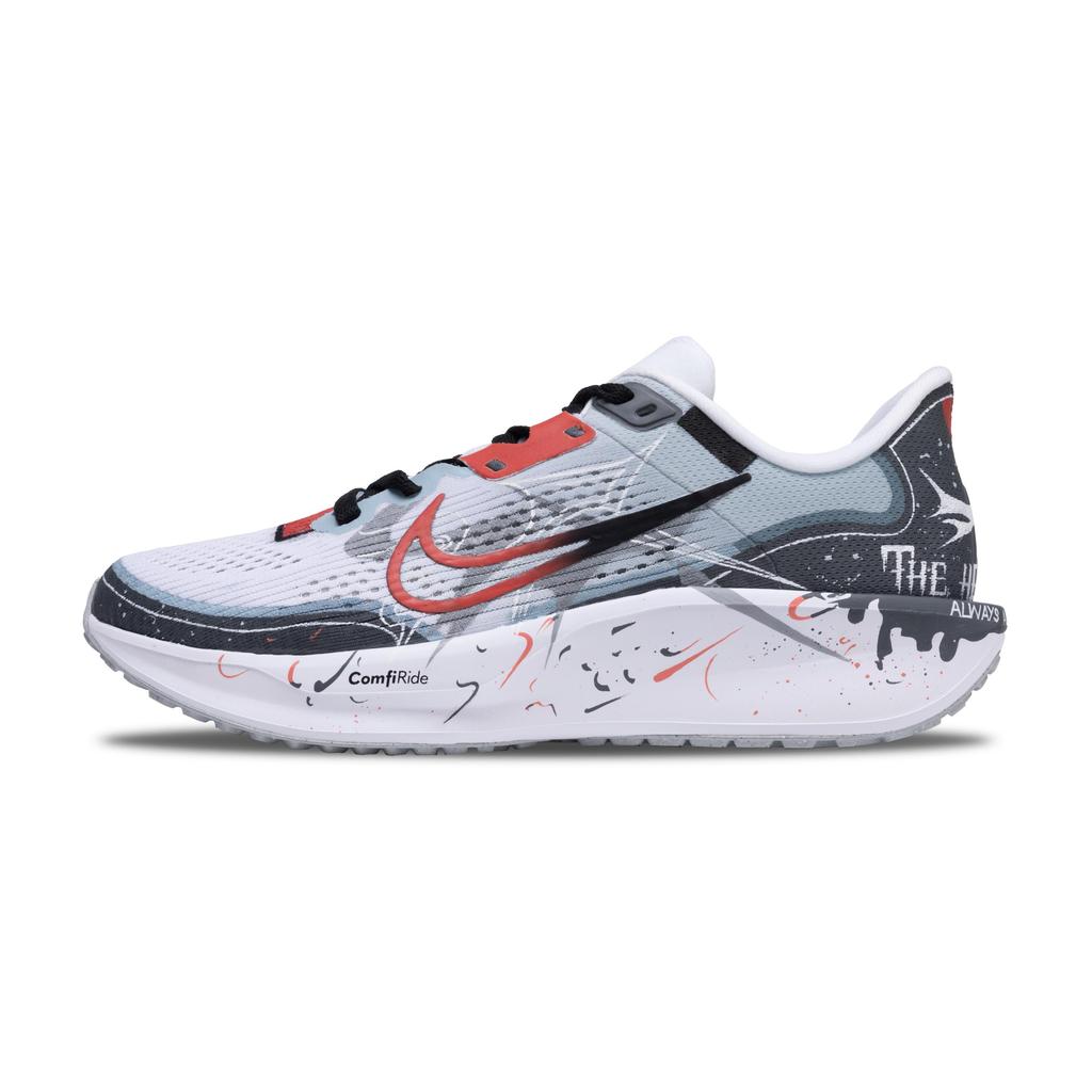 Nike Quest 6 Mesh Cushioning Slip Resistant Breathable Lightweight Low top Casual Sprint Running Shoes Unisex Gray FD6033-100(Team28-)