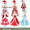 11-inch Barbie Doll Fashion Christmas Dress Set - 30cm Holiday Clothing Series