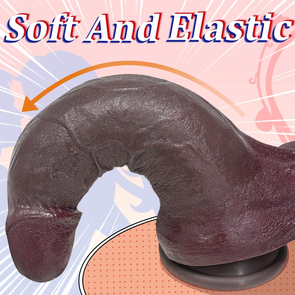 Realistic Dildo Adult Sex Toys for Women Men Lifelike G Spot Clitoral Huge Dildo with Suction Cup for Hands-Free Play Anal Toys Strap-on G-Spot Dildos