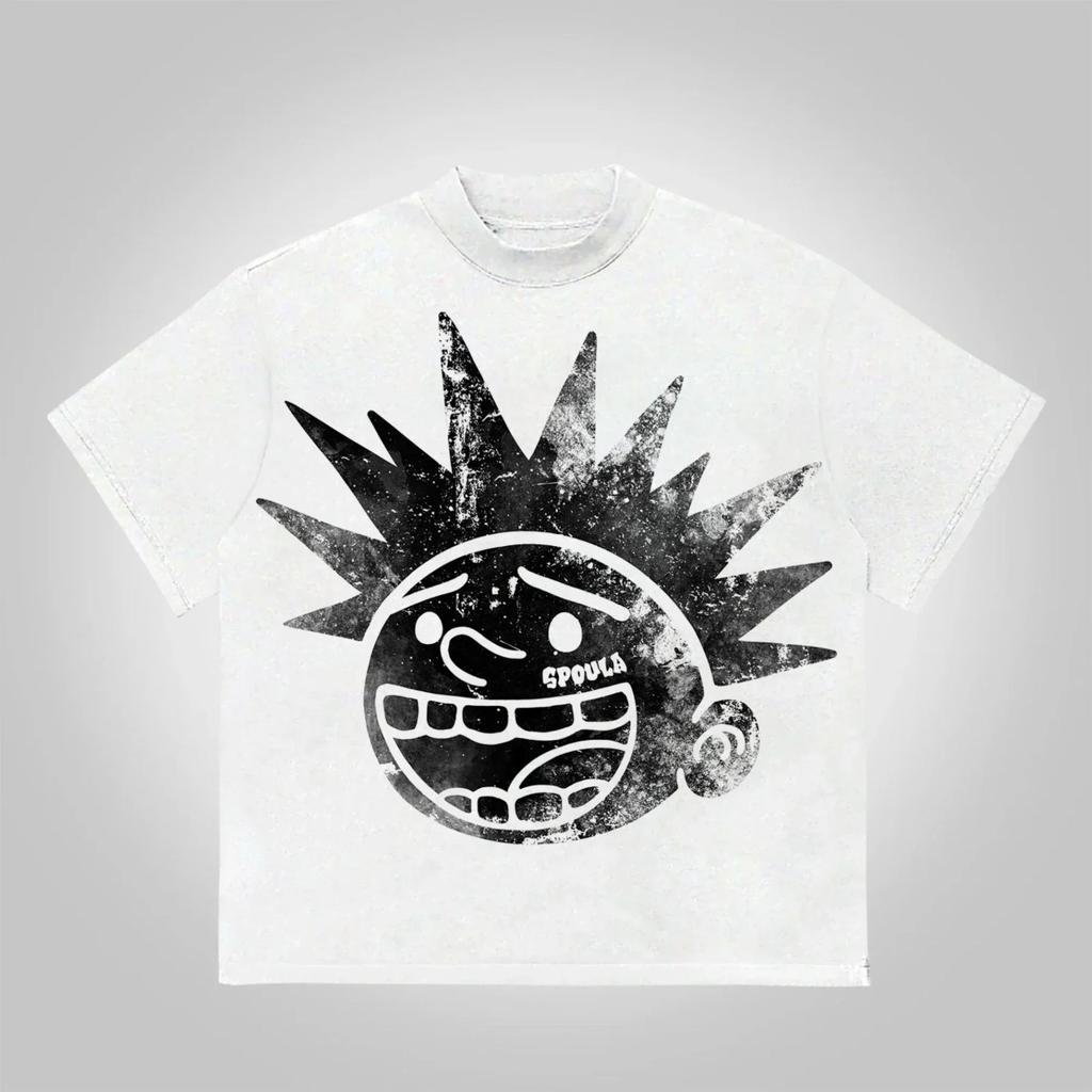T-shirt Grafiche con Lettere Harajuku Top Y2k Uomo Donna High Street T-shirt Oversize Pro Choice Streetwear Maglietta Vintage Abbigliamento