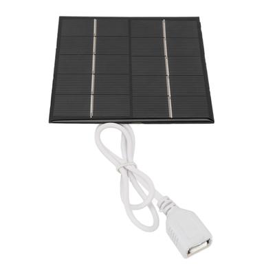 Pannello solare mini USB da 1,2 W e 5 V, portatile, leggero, in silicio policristallino, piccolo pannello solare per