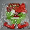 Upside-Down Christmas Candy Wreath and Ornaments for Door and Party Decoration