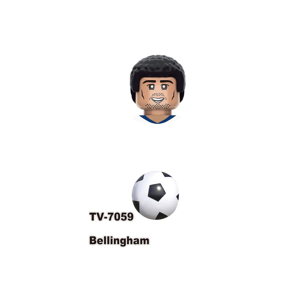 TV6506 TV6507 Action Toy Figures Football Players Assemble Bricks Building Blocks Gifts For Children Kids Small Dolls