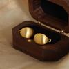 Exquisite Geometric Oval-Square Copper Earrings: Chic Hip Hop Style
