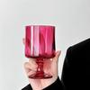 Kreatischer Vintage-Kelch, Ins-Stil, Mittelalterliches Glas, Europäischer Dessert-, Cocktailbecher, Modern, Schlicht, Haushalts-Wasserbecher