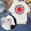Camiseta para Hombre Red Hot Chili Peppers Estampada Camisetas de Algodón de Dibujos Animados para Hombre Moda de Verano Camisetas de Manga Corta Camiseta Hipster Harajuku