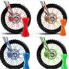 Universal Motocross Spoke Wraps 72PCS Multicolor Scratch-proof Dirt Bike Wheel Rim Spoke Covers for Riding Decoration