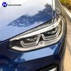 For BMW X3 X4 G01 G02 2018- Car front headlight decoration lamp eyebrow modification carbon fiber accessories external kit