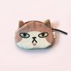 Kawaii Cat Earphone Bags Children Coin Purse Interesting Cat Expression Earphone Data Cable Portable Storage Bag
