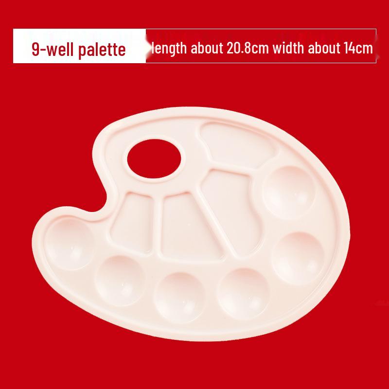 

Овальная палитра для студентов-художников: Акварель, Гуашь и Принадлежности для Китайской Живописи