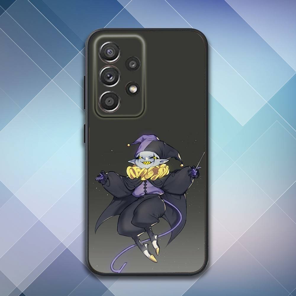 J-Jevil Deltarune Game Phone Case For Samsung S25,S24,S21,S22,S23,S30,Ultra,S20,Plus,Fe,Lite,Note,10,9,5G Black Cover