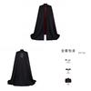 Costume da Cosplay da Vampiro Gotico Con Mantello Lungo Fino ai Piedi Per Feste di Halloween