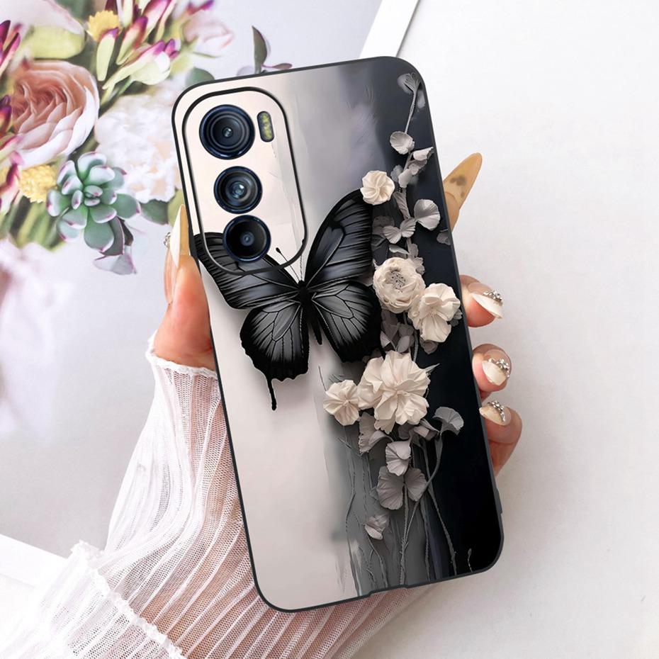 Cute Printing Phone Case For Motorola Edge 30 30Pro 30Neo Soft Black Silicone TPU Cases For MOTO Edge30 Pro Neo Covers Bumpers
