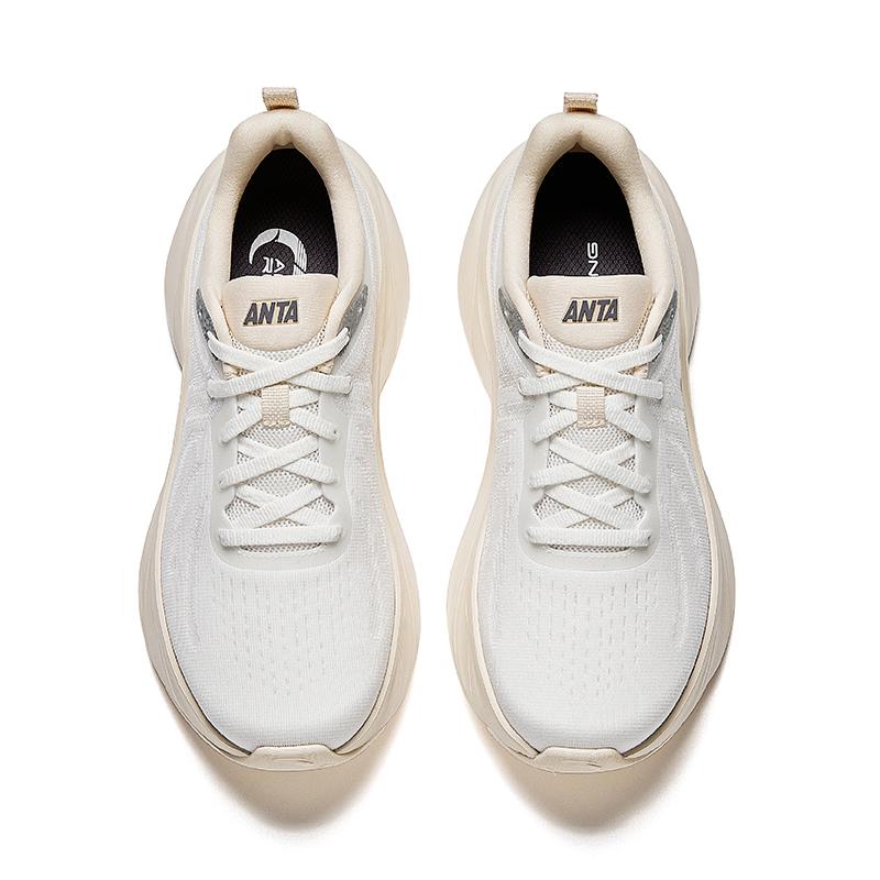Anta Yezi 1.0 Simple Versatile Non-Slip Wear-Resistant Low-Top Casual Running Shoes Women Sneaker Paper-White 122535515-1