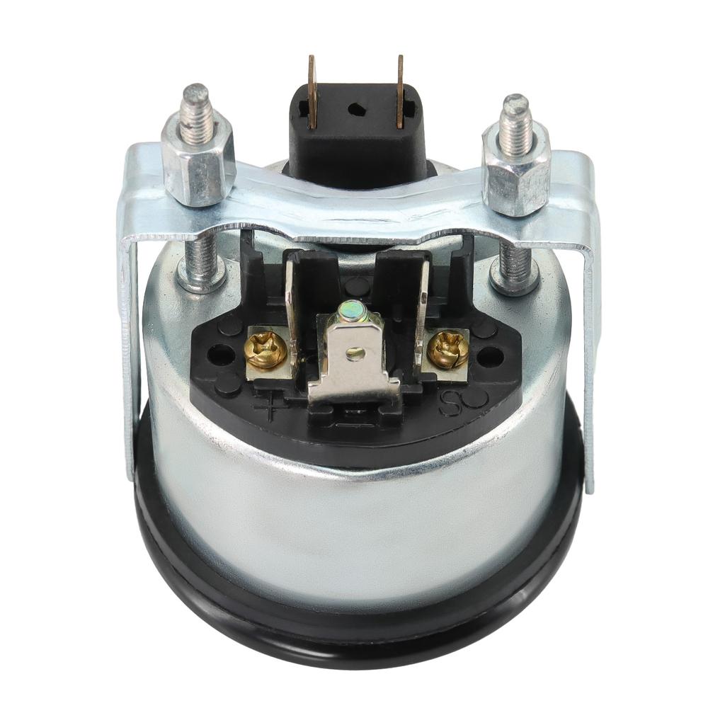 Medidor de Temperatura de Aceite para Coche 24V 2" 52mm Indicador Digital de Temperatura de Agua con LED Amarillo Para Coche Diésel sin Sensor