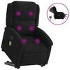 VidaXL Electric Massage Recliner, Relaxation Chair with Adjustable Backrest and Footrest, Seat of 3204339