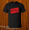 Men's and Women's T-shirts EMG Funny Guitar Logo Tshirt Made In Usa Cotton Shirt