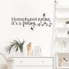 English Motto Wall Sticker Self Adhesive Home Decoration for Bedroom and Entrance