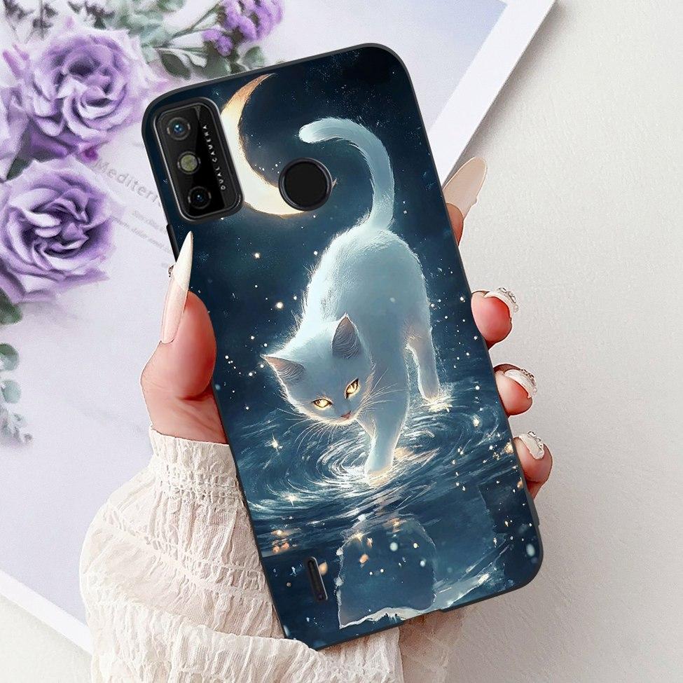 For Tecno Spark 6 Go KE5j KE5k Case For Tecno Spark Go 2020 KE5S Cover Silicone Cute Fashion Flowers Funny Painted Back Cover
