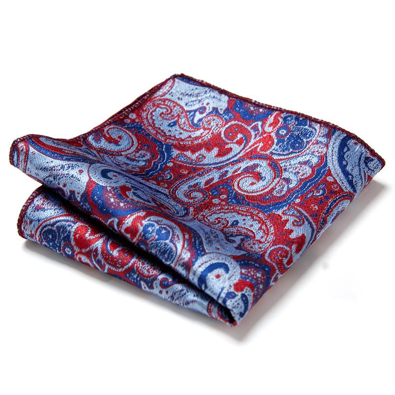 Guangzhou 1200-Pin High-Density Men'S Elegant Retro Business Suit Jacquard Pocket Towel Square Towel