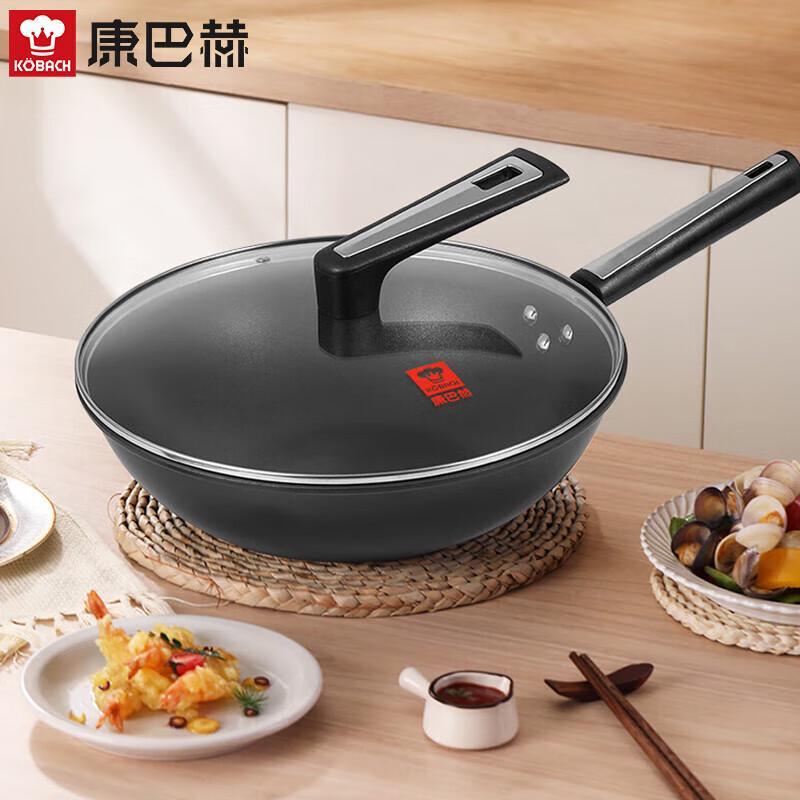 KOBACH 32cm Refined Iron Wok
