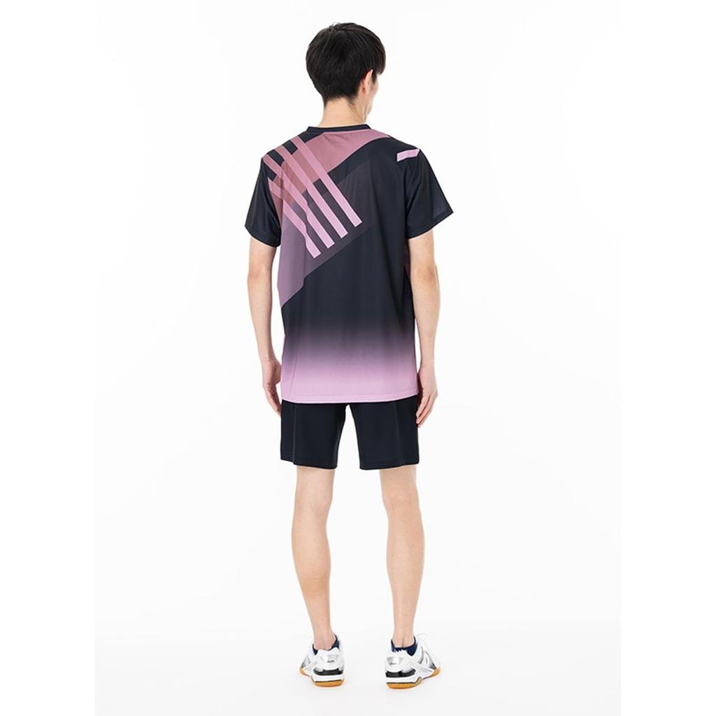 JUIC Line Warrior S Table Tennis Game Shirt, Unisex, JTTA Certified, Lightweight Material, Quick-Drying, Purple