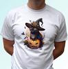 Schwarze Katze Kinder Jungen T-Shirt Tee Halloween Oberteil Kürbis Geschenk s s Kinder Babygrößen
