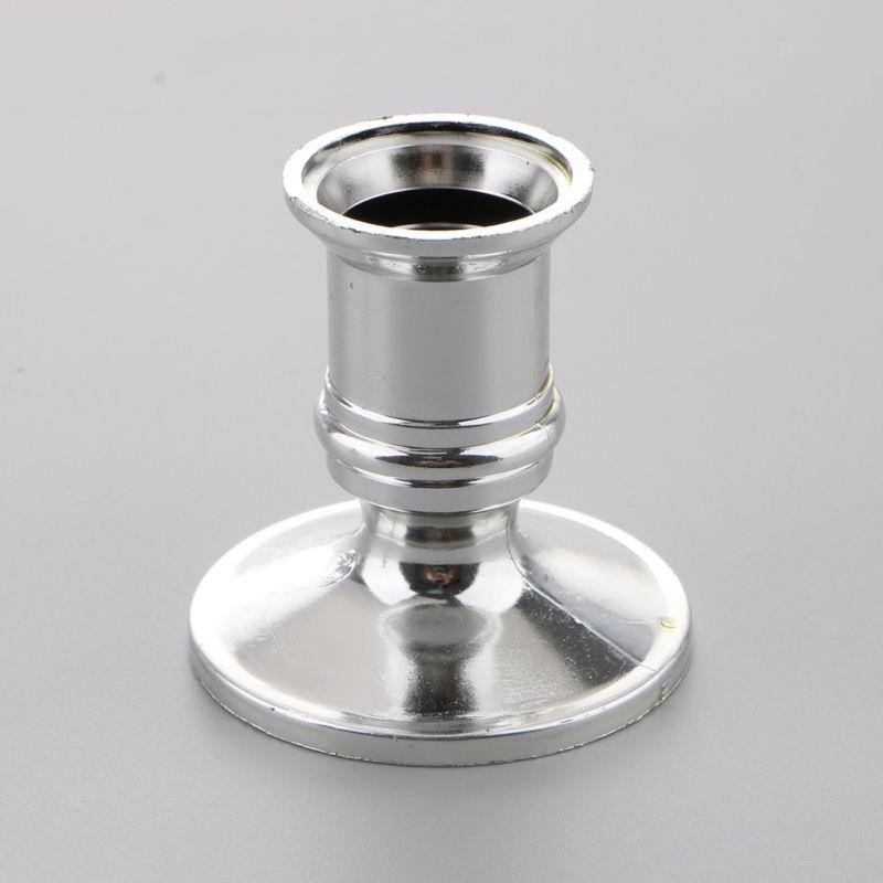 Standard Candle Holder Candlestick Silver Table Top Home Decoration Centerpiece