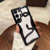 3D Schlangen Handyhülle für Samsung Galaxy S25 Ultra S24 S23 FE S22 A56 A36 A26 A06 A16 A55 A54 A15 A14 Galvanisiert Hohl Stoßstangenabdeckung
