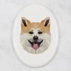 Akita, Akita Inu -Płytka Ze Zdjęciem I Napisem Geometryczna Marki Art-Dog