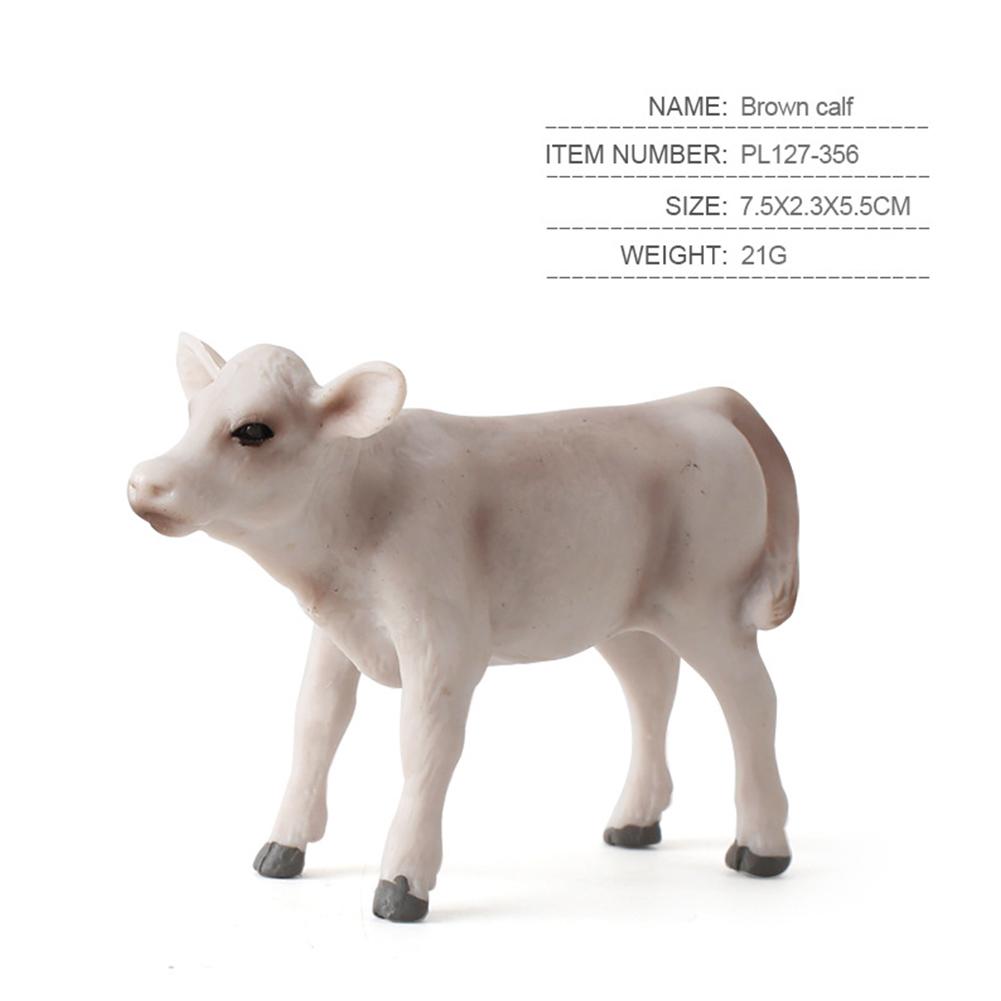 Simulation Milk Cow Action Figures Realistic Cute Farm Animals Model Ornaments For Children Collection