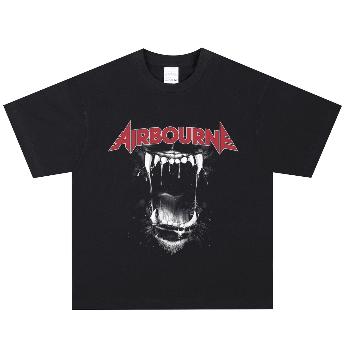 Airbourne T-Shirt, Soft Fabric Casual Daily Wear XL