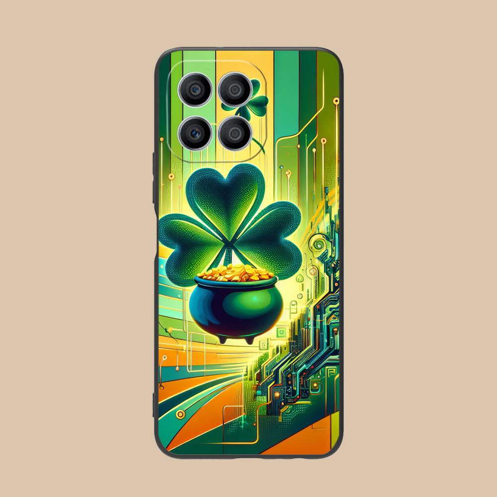 Saint Patrick's Day Mobile Phone Case for Honor 90 80 70 60 50 30 20 10 9 8 7 Pro S SE Lite 5G Colorful Printing Cover Pretty