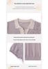 Mother's Day Loose Summer Knit T-Shirt for Middle-Aged and Elderly Women