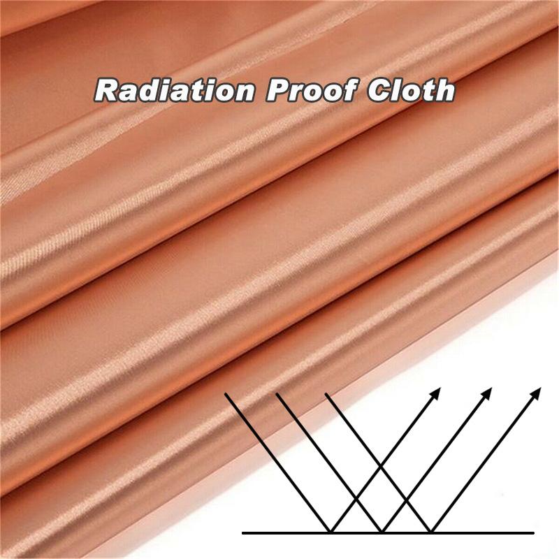 100cm EMF Protection Faraday Fabric Pure Copper Blocking RFID Radiation Singal Wifi EMI EMP RF EMP RF Copper Conductive Cloth