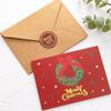 Christmas Tree Bell Elk Christmas Gift Gratitude Card Thank You Blessing Card  Party Favors Gifts