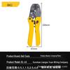 Deli Tools European-Style Ratcheting Terminal Crimping Pliers for Electricians, Model DL-L8